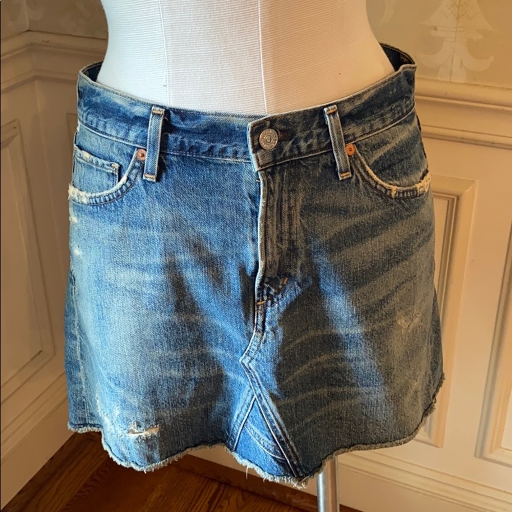 Citzens of Humanity Denim mini skirt